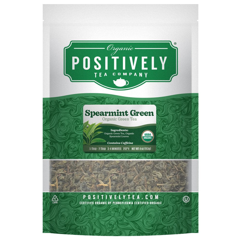 Organic Spearmint Green - Loose Leaf Tea