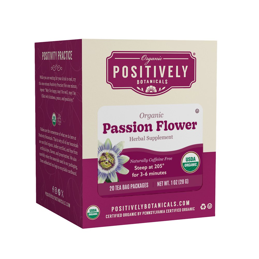 Organic Passion Flower - Botanical Tea Bags