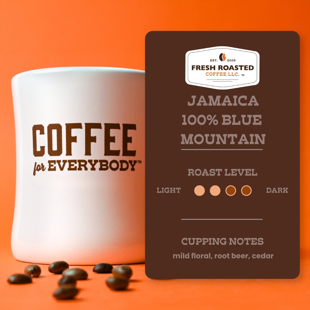 100% Jamaica Blue Mountain - Roasted Coffee