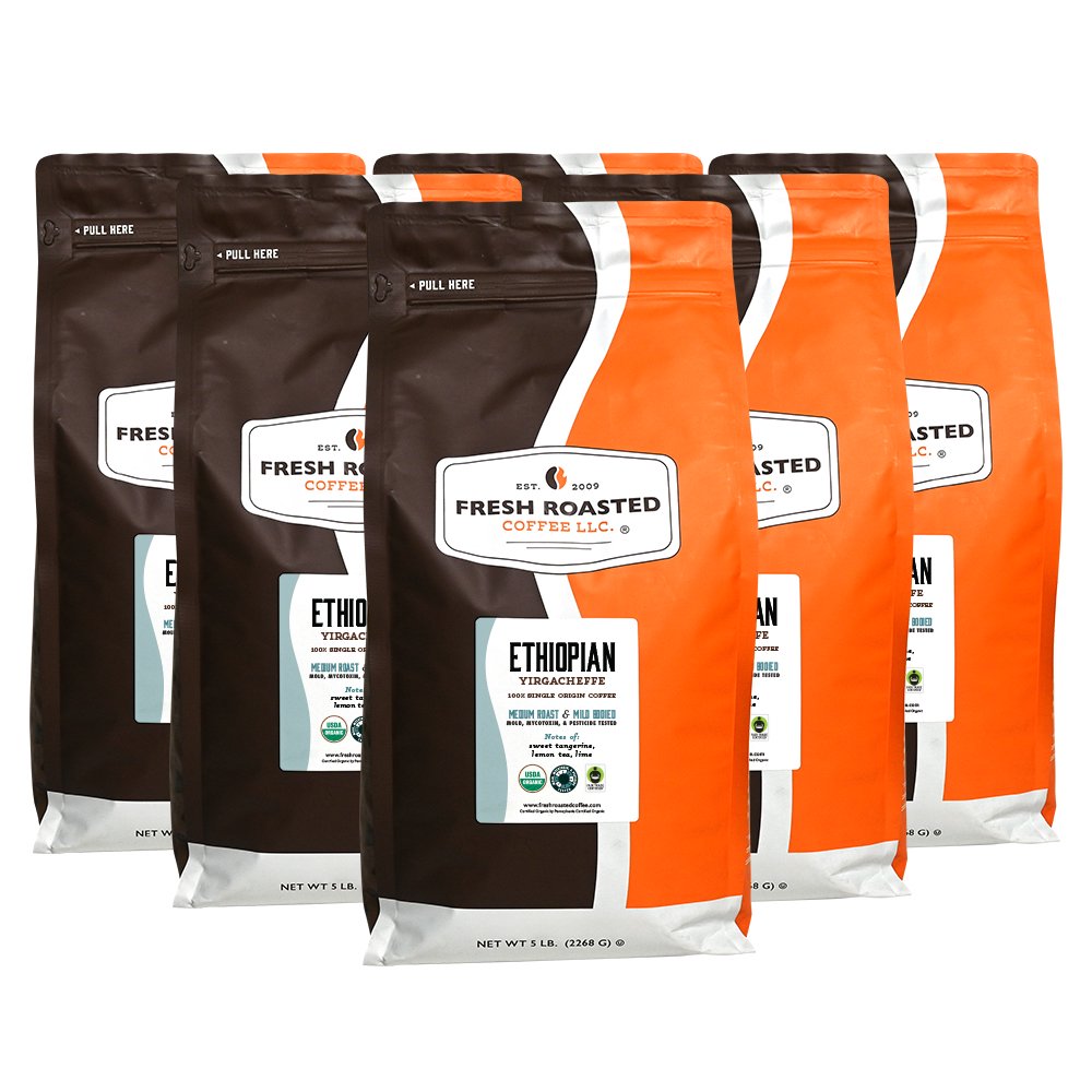 Organic Ethiopian Yirgacheffe - Roasted Coffee