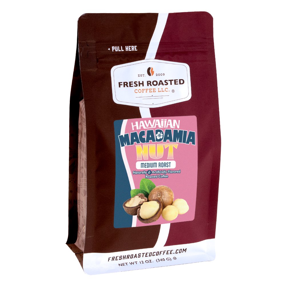 Hawaiian Macadamia Nut - Flavored Roasted Coffee