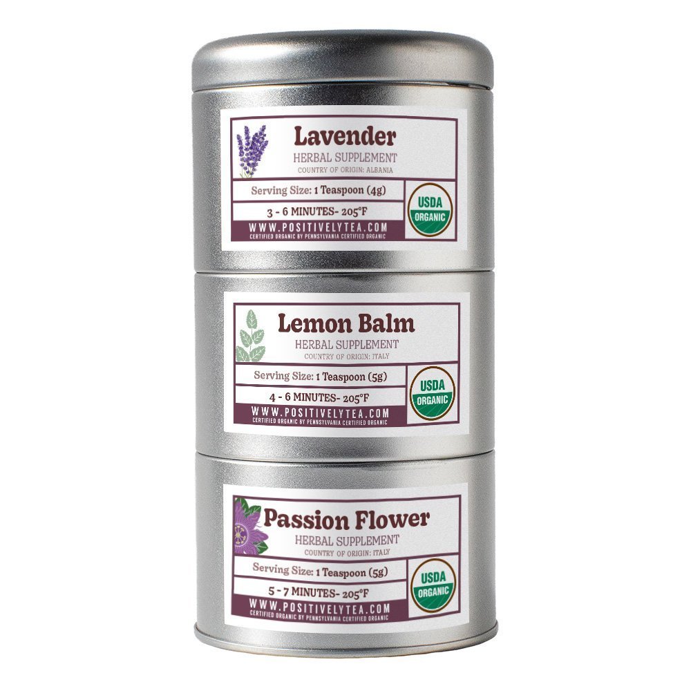 Organic Positively Botanical Tin Trio - Positively Relaxed