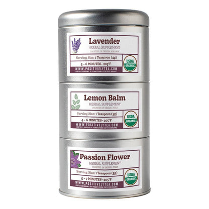 Organic Positively Botanical Tin Trio - Positively Relaxed