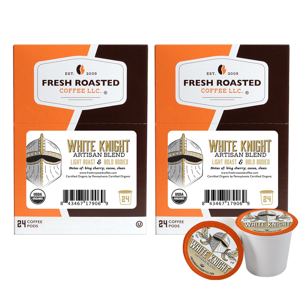 Organic White Knight - Classic Coffee Pods