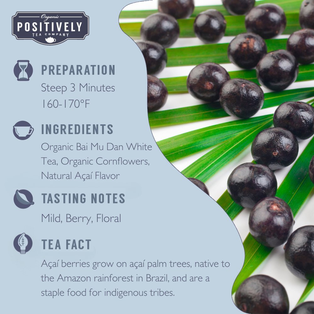 Organic Açaí White  - Tea Bags