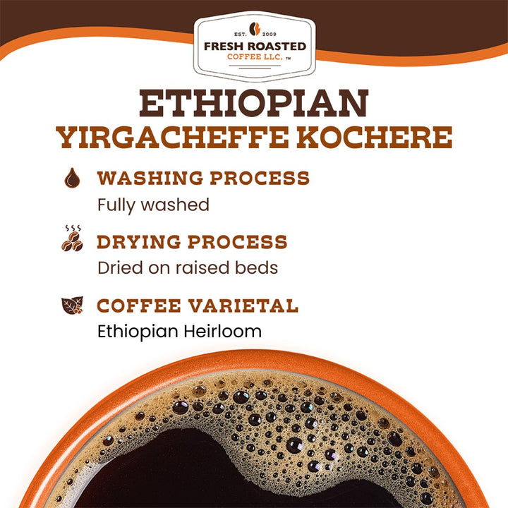 Ethiopian Yirgacheffe Kochere - Roasted Coffee
