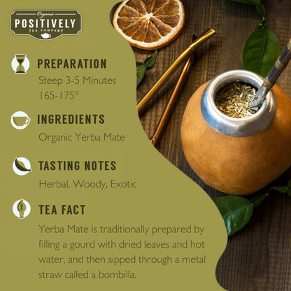 Organic Yerba Mate (Unsmoked) - Loose Leaf Tea