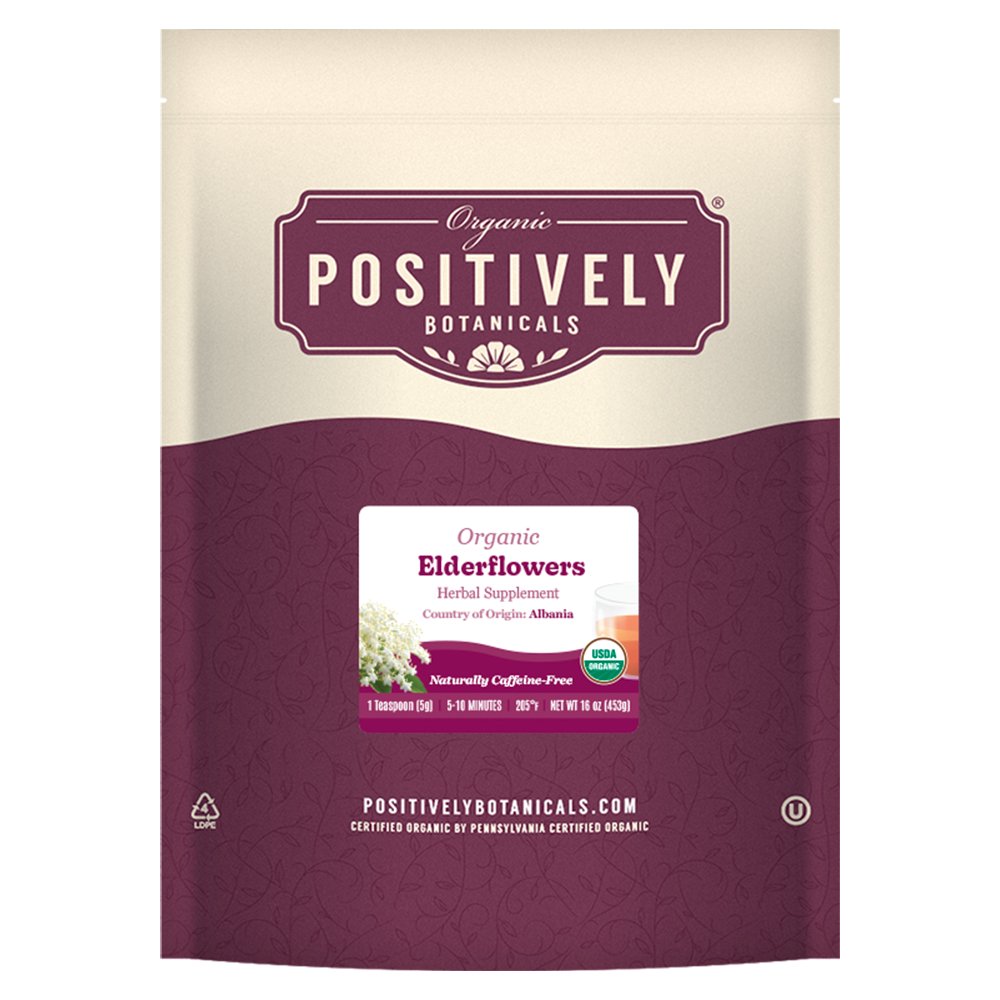 Organic Elderflowers - Loose Leaf Botanical