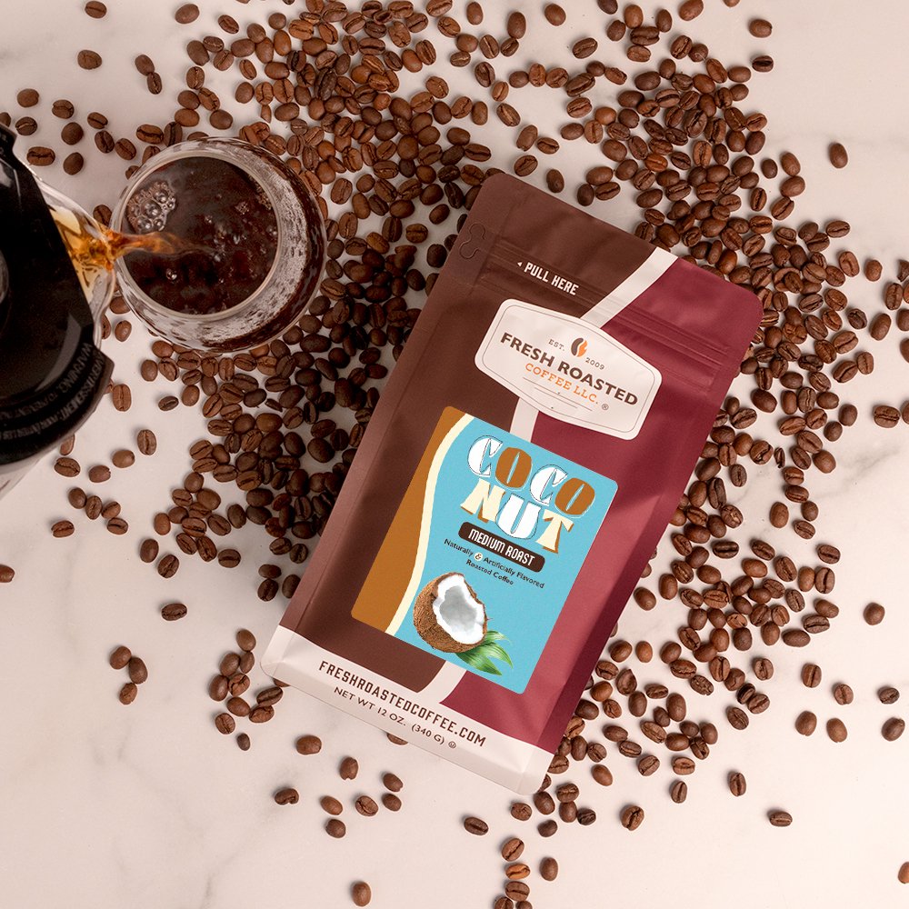 Coconut - Flavored Roasted Coffee