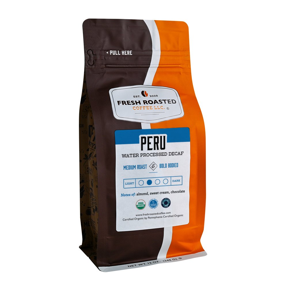 Organic Peru Water-Processed Decaf - Roasted Coffee