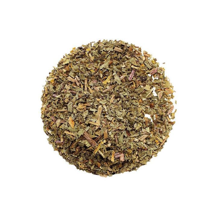 Positively Botanicals Organic Dandelion Leaf herbal supplement, showcasing dried cut leaves for natural wellness support.