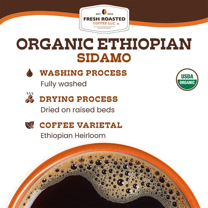 Organic Fair Trade Ethiopian Sidamo - Classic Coffee Pods