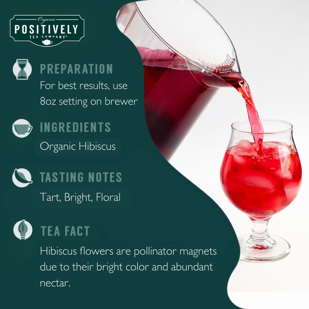 Organic Hibiscus - Classic Tea Pods