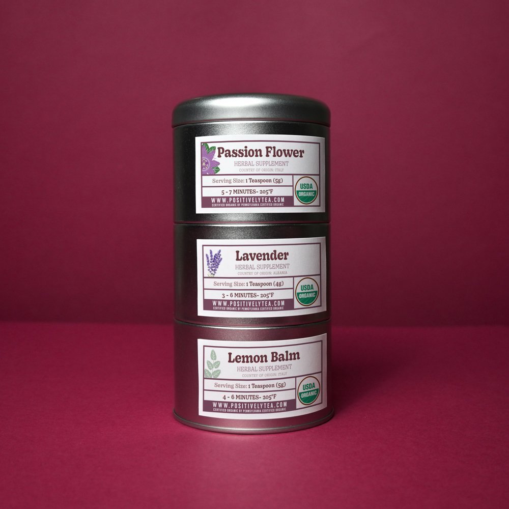 Organic Positively Botanical Tin Trio - Positively Relaxed