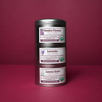 Organic Positively Botanical Tin Trio - Positively Relaxed