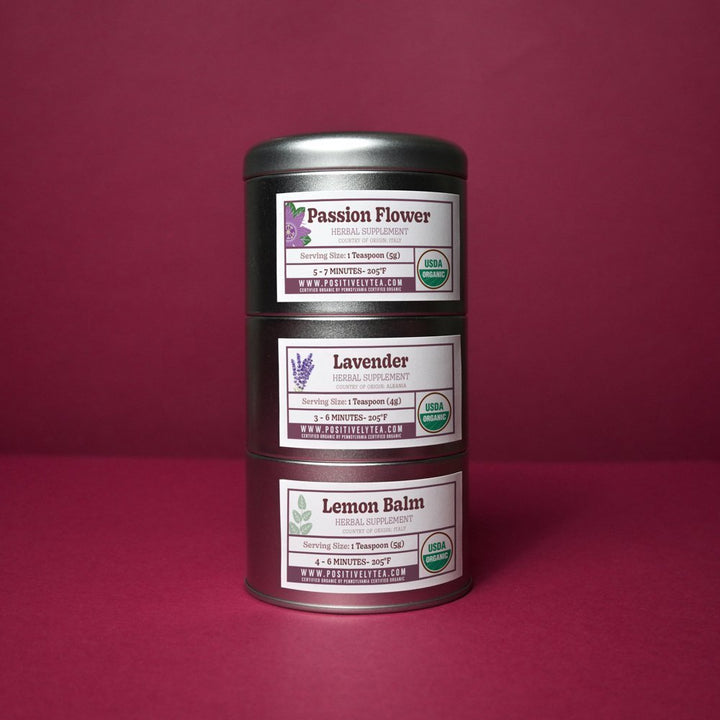 Organic Positively Botanical Tin Trio - Positively Relaxed