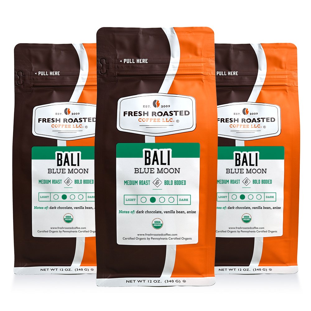 Organic Bali Blue Moon - Roasted Coffee