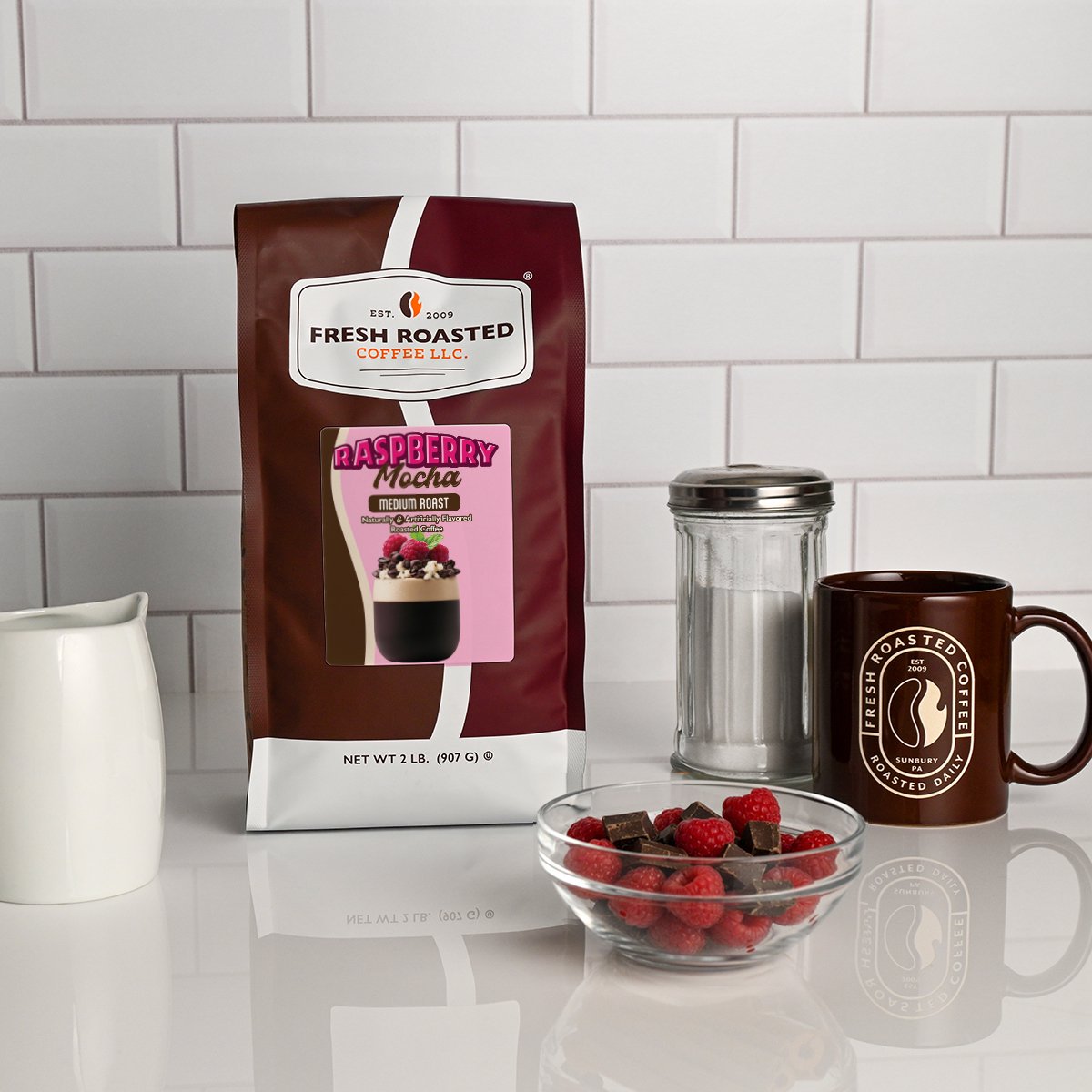 Raspberry Mocha - Flavored Roasted Coffee