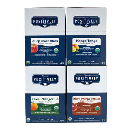 Organic Positively Tea Fruity Flavored Favorites - Classic Tea Pods