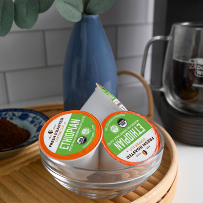 Organic Ethiopian Sidamo Swiss Water Half Caf - Classic Coffee Pods