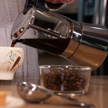 London Sip® Glass Top Espresso Maker