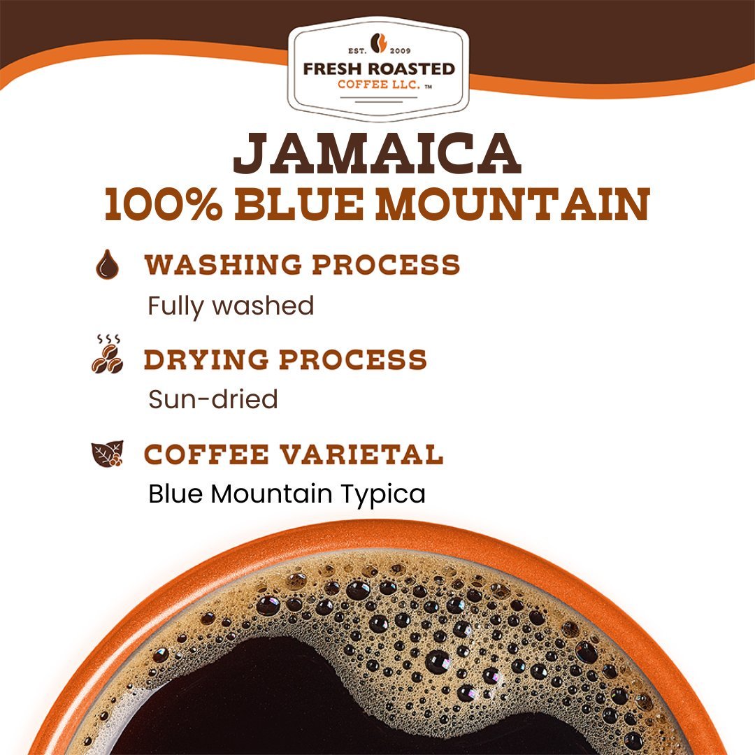 100% Jamaica Blue Mountain - Roasted Coffee