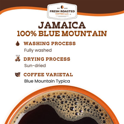 100% Jamaica Blue Mountain - Roasted Coffee