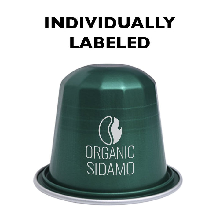 Organic Fair Trade Ethiopian Sidamo - Espresso Capsules