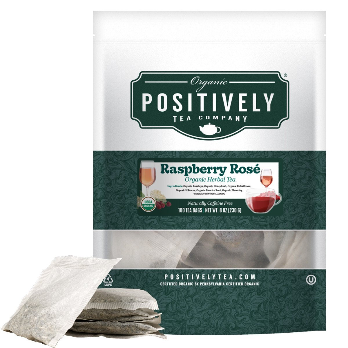 Organic Raspberry Rosé - Tea Bags