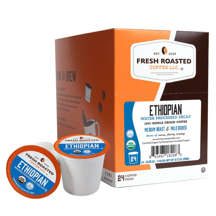 Organic Ethiopian Sidamo Swiss Water Decaf - Classic Coffee Pods