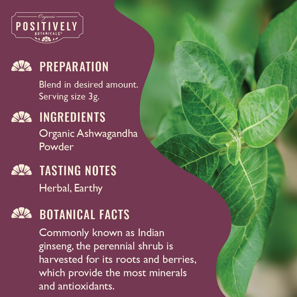 Organic Ashwagandha - Botanical Tea Bags