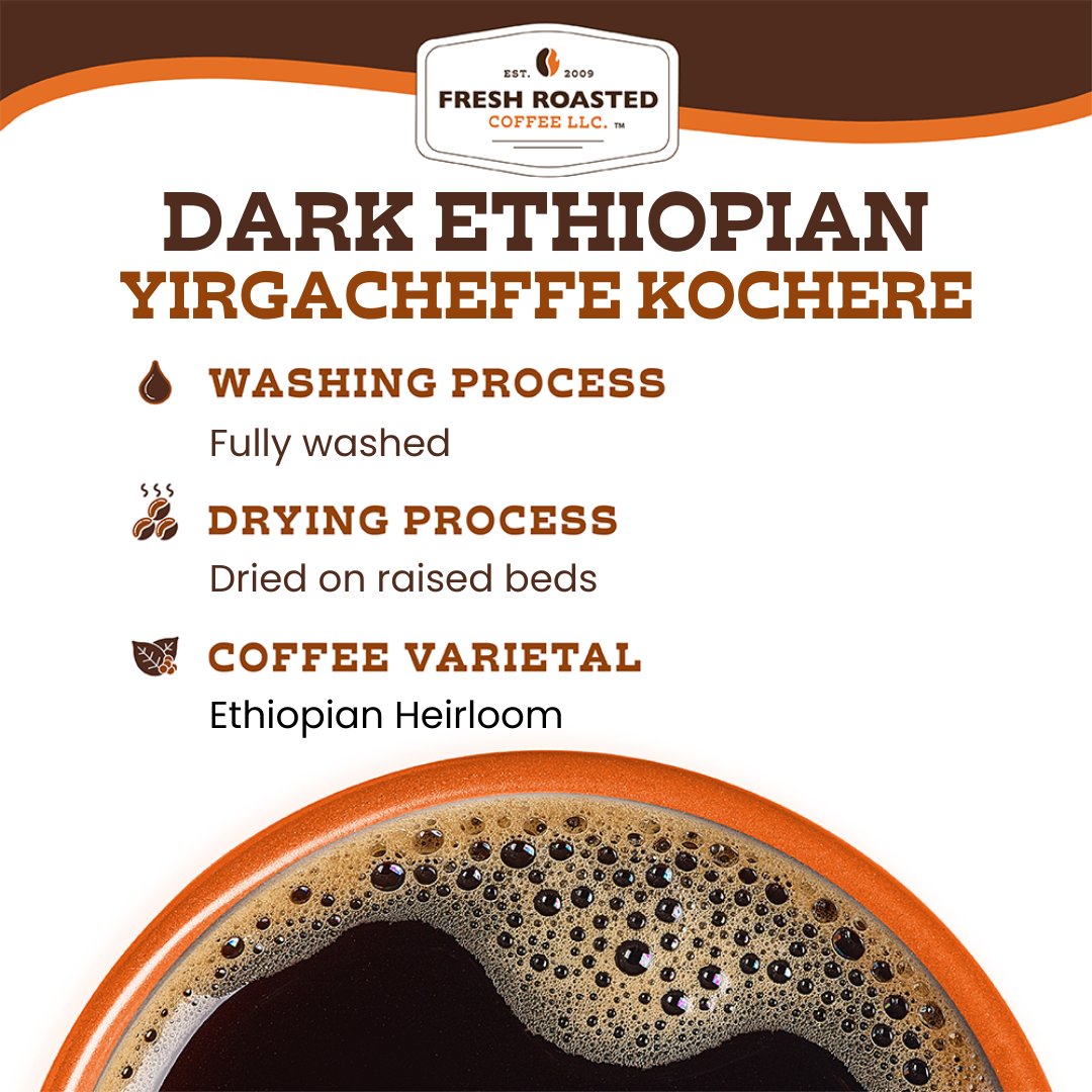 Dark Ethiopian Yirgacheffe Kochere - Classic Coffee Pods