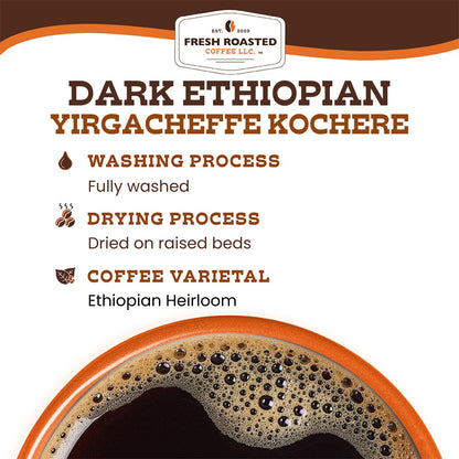 Dark Ethiopian Yirgacheffe Kochere - Classic Coffee Pods