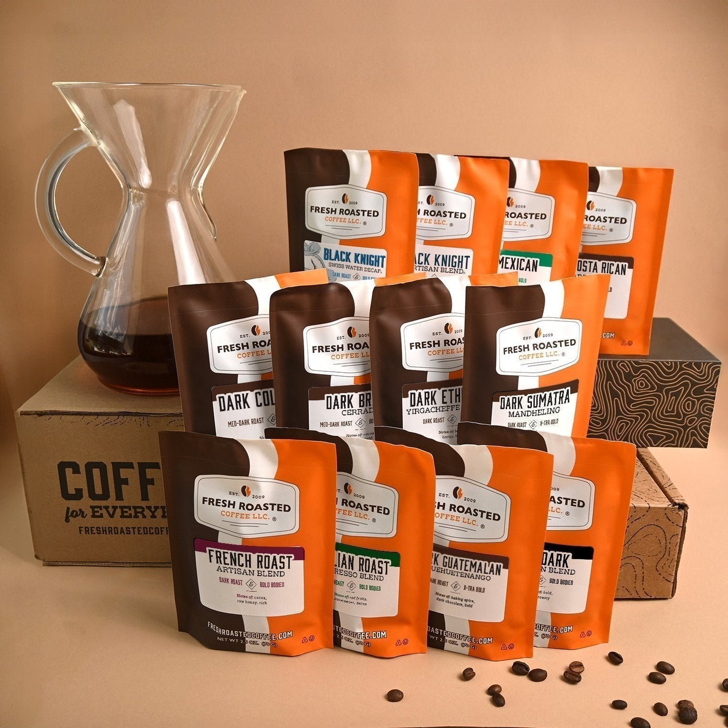 FRC Coffee Bean Gift Box - Dreaming of Dark Roasts