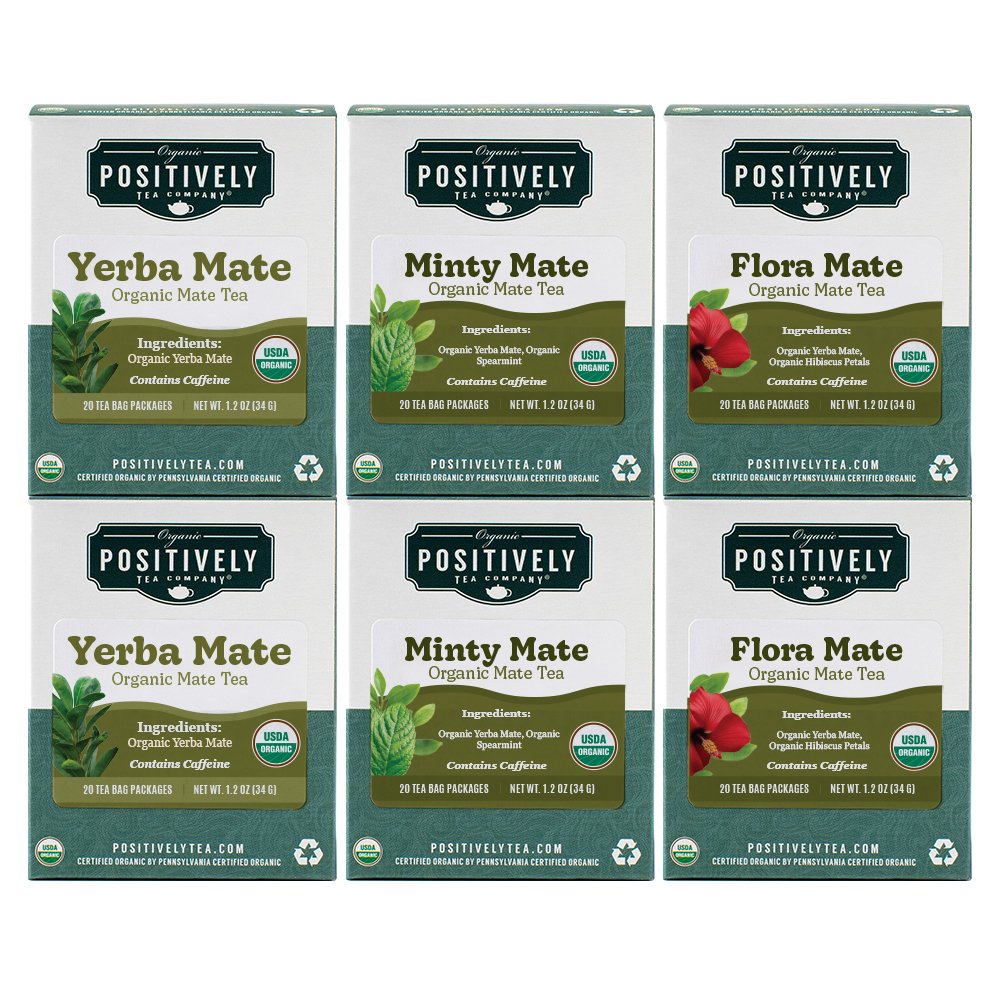 Organic Positively Tea Mate Tea Bag Sampler