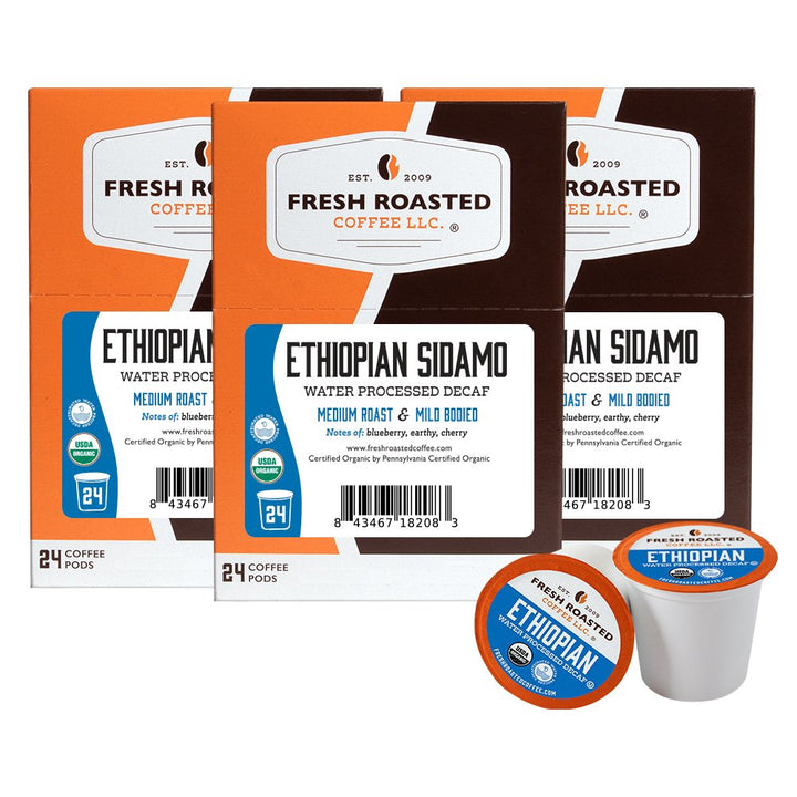 Organic Ethiopian Sidamo Swiss Water Decaf - Classic Coffee Pods