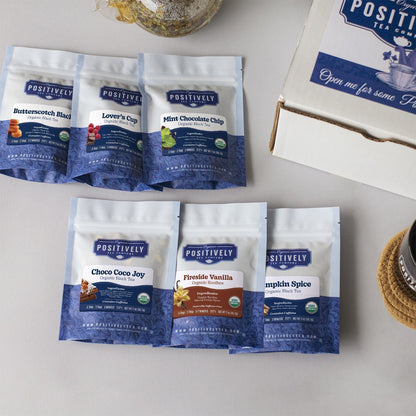 Organic Positively Tea Sampler - Indulgent Desserts Mini-Flight