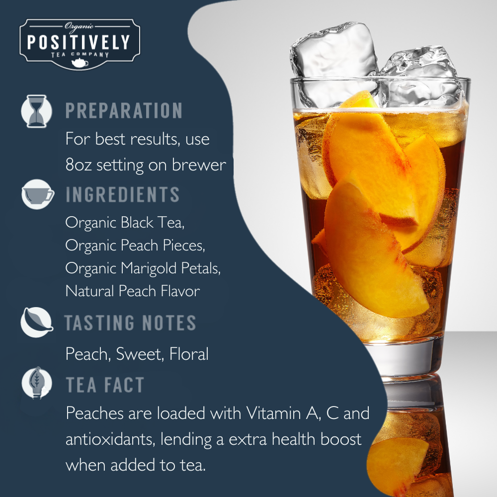 Organic Juicy Peach Black - Classic Tea Pods