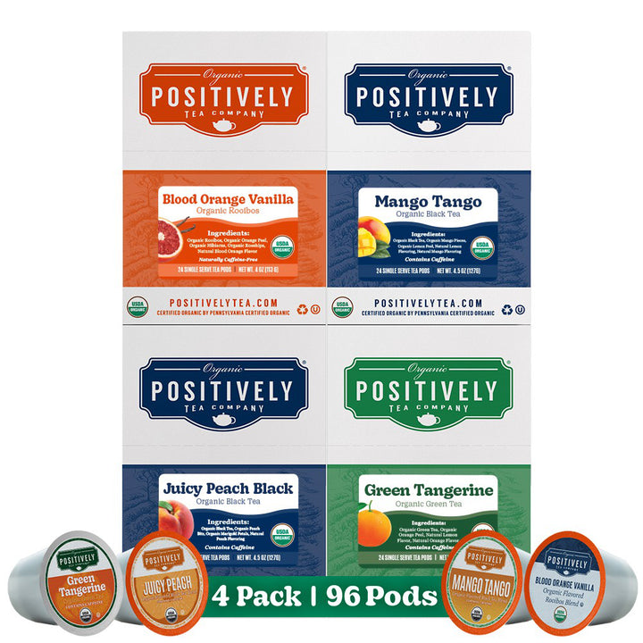 Organic Positively Tea Fruity Flavored Favorites - Classic Tea Pods