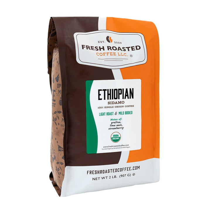 Organic Ethiopian Sidamo - Roasted Coffee