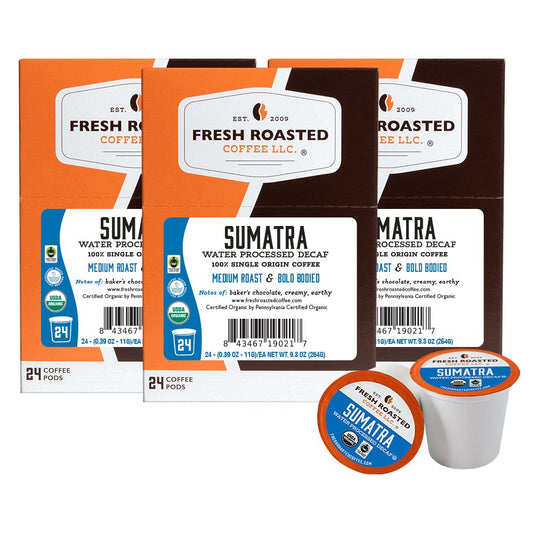 Organic Sumatra Water-Processed Decaf - Classic Coffee Pods