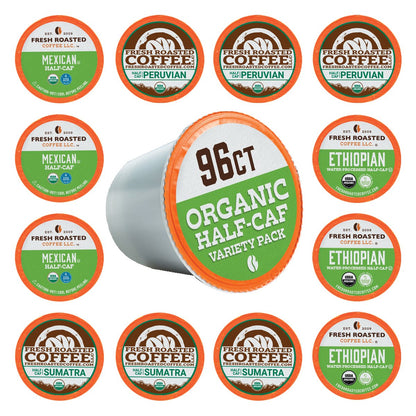Organic Half Caf Variety Pack - Classic Coffee Pods