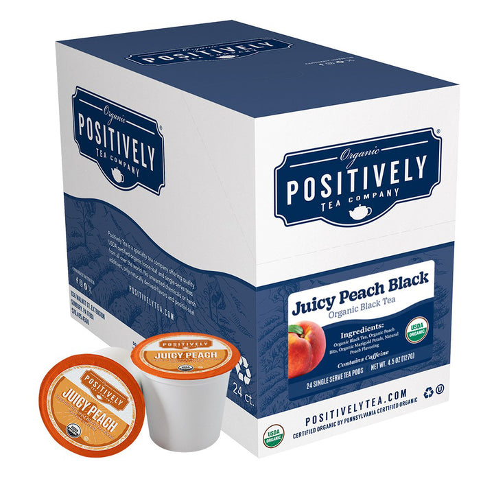 Organic Juicy Peach Black - Classic Tea Pods