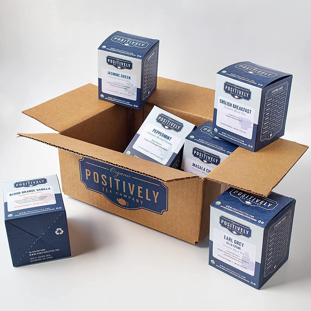 Organic Positively Tea Bag Sampler - 120 Count