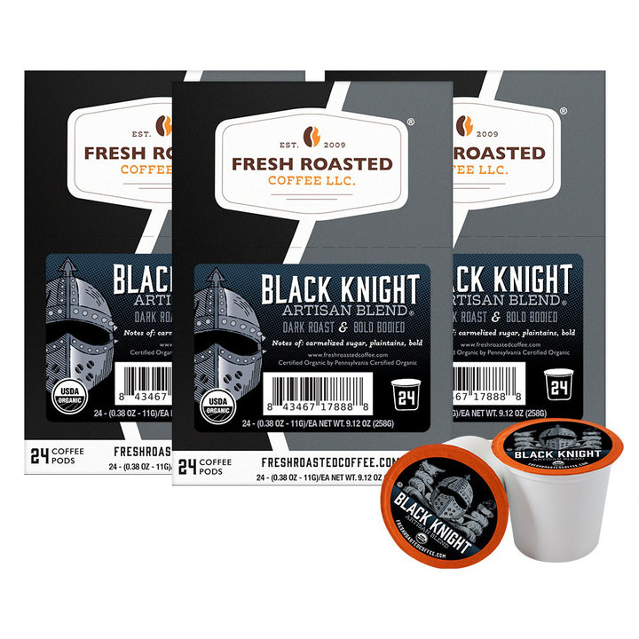 Organic Black Knight - Classic Coffee Pods