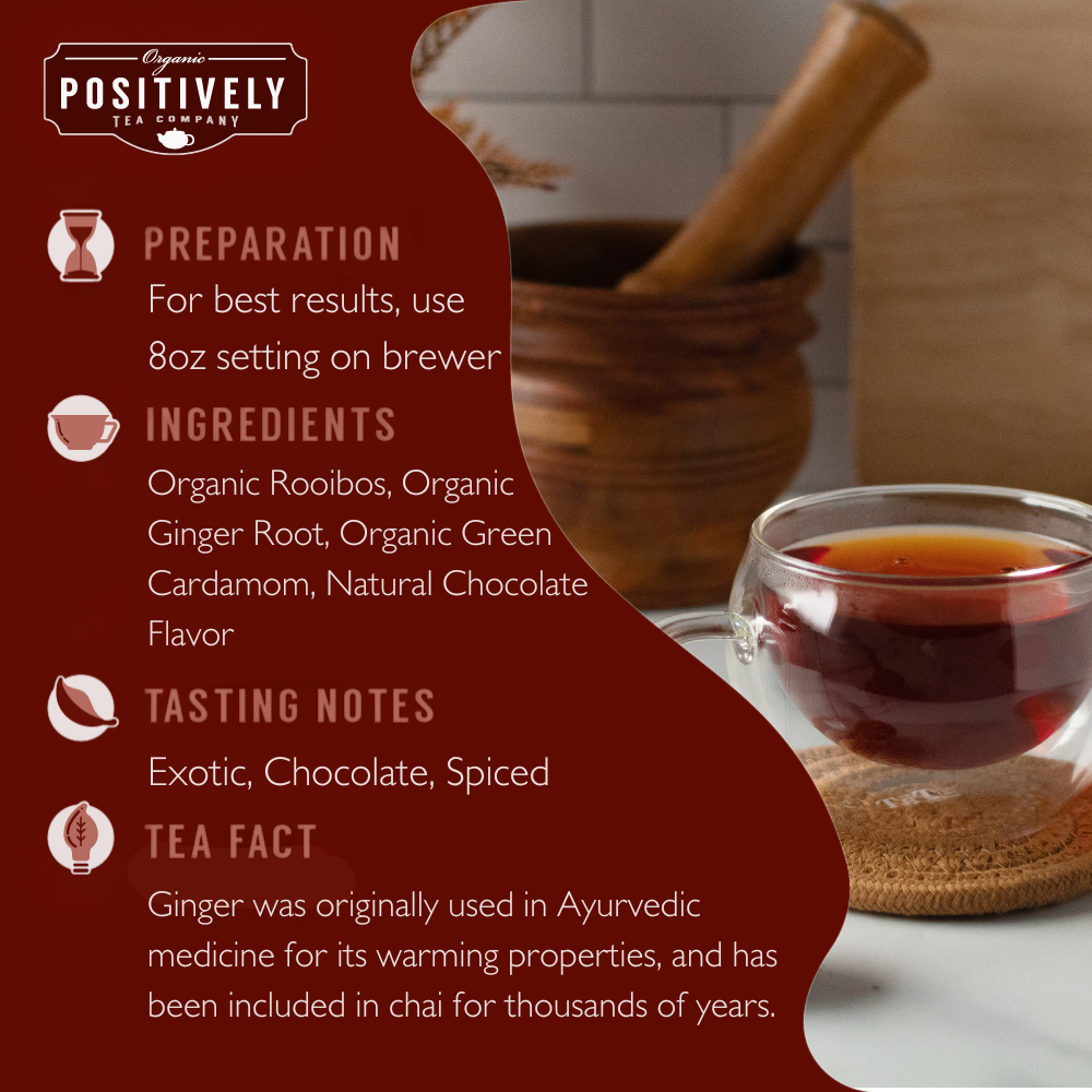 Organic Chocolate Chai Rooibos - Classic Tea Pods