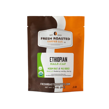 Organic Ethiopian Water-Processed Half Caf - Roasted Coffee