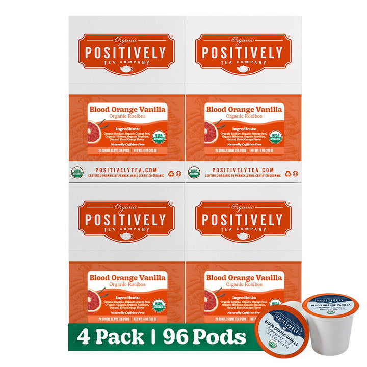 Organic Blood Orange Vanilla Rooibos - Classic Tea Pods