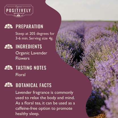 Organic Lavender Flowers - Loose Leaf Botanical