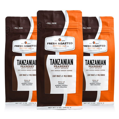 Tanzanian Peaberry Coffee - Aviv Estate - Roasted Coffee